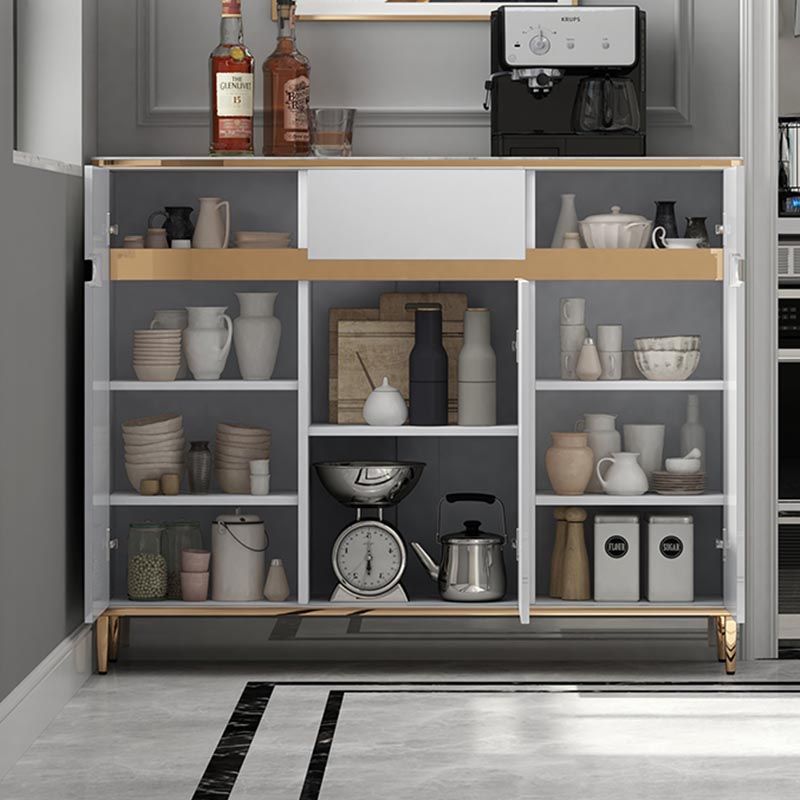 Modern 1 Drawer Sideboard Sintered Stone Dining Sideboard for Living Room Clearhalo 'buffet_sideboard' 'Buffets & Sideboards' 'furn' 'furn_buffet_sideboard' 'Furniture' 'Kitchen & Dining Furniture' 1200x1200_ff3a9ec8-5675-415c-a7b9-9dd76a0a684f