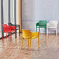 Modern Style Dining Chair Arm Dining Chair with Plastic Legs for Kitchen
