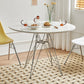 Modern Style Dining Table Round Dining Table with Metal Base for Home Use Clearhalo ' dining_table' 'Dining Tables & Seating' 'Dining Tables' 'Furniture' 'furniture_dining_table' 'Kitchen & Dining Furniture' 'kitchen&dining_furn' 'kitchen' 'kitchen_dining_table' 1200x1200_ff3ea935-f3d7-4bb1-9bd1-8fa3168ce761