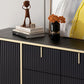Glam Stone Sideboard Sala da pranzo Scaffali regolabili Sideboard