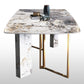 Metal Traditional Luxury Rectangle Indoor Table Sintered Stone Table for Dining Room Clearhalo ' dining_table' 'Dining Tables & Seating' 'Dining Tables' 'furn' 'furn_dining_table' 'Furniture' 'furniture_dining_table' 'Kitchen & Dining Furniture' 'kitchen&dining_furn' 'kitchen' 'kitchen_dining_table' 1200x1200_ff405595-5c3b-4a27-8e3f-e058a8e018a0