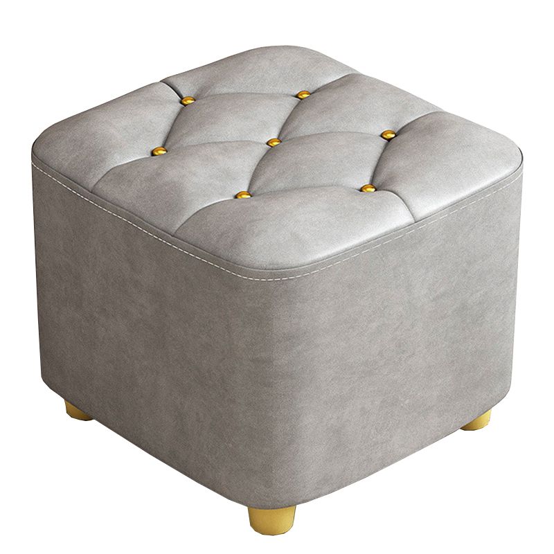 Contemporary Plain Pouf Ottoman Plain Tufted Square Water Resistant Pouf Chair Clearhalo 'furn' 'furn_ottomans_poufs' 'Furniture' 'Living Room Furniture' 'Ottomans & Poufs' 'ottomans_poufs' 1200x1200_ff425e1d-00e0-4815-b7f5-3713a97f53bc