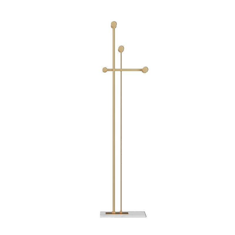 Moderno marmo free standing splendido rastrello in metallo per soggiorno