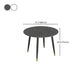 Industrial Style Dining Table Sintered Stone 4 Legs Table for Home