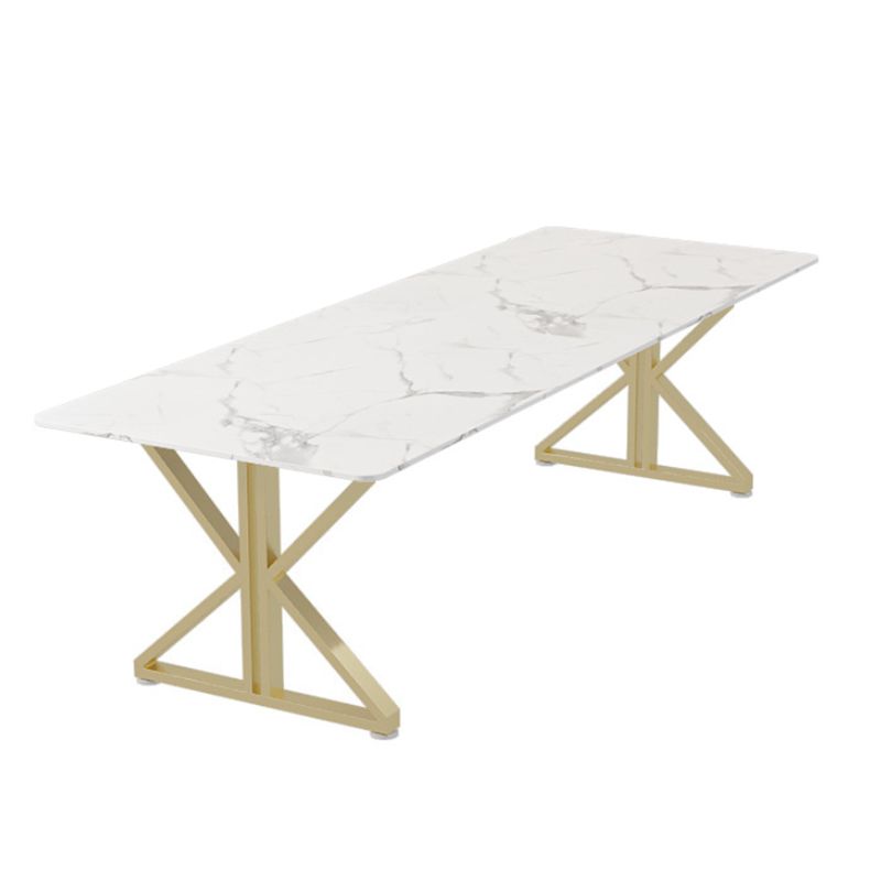 Glam Marble Curved Office Desk 29.53-inch Tall White Writing Desk Clearhalo 'furn' 'furn_office_desk' 'Furniture' 'Office Desks' 'Office Furniture' 'office_desk' 1200x1200_ff4709f9-c010-459b-8b95-8f66406e941c