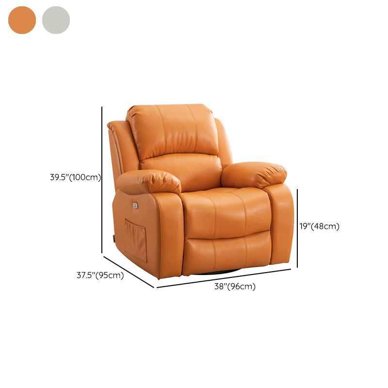 Swivel Rocker Standard Recliner Extended Footrest Recliner Chair