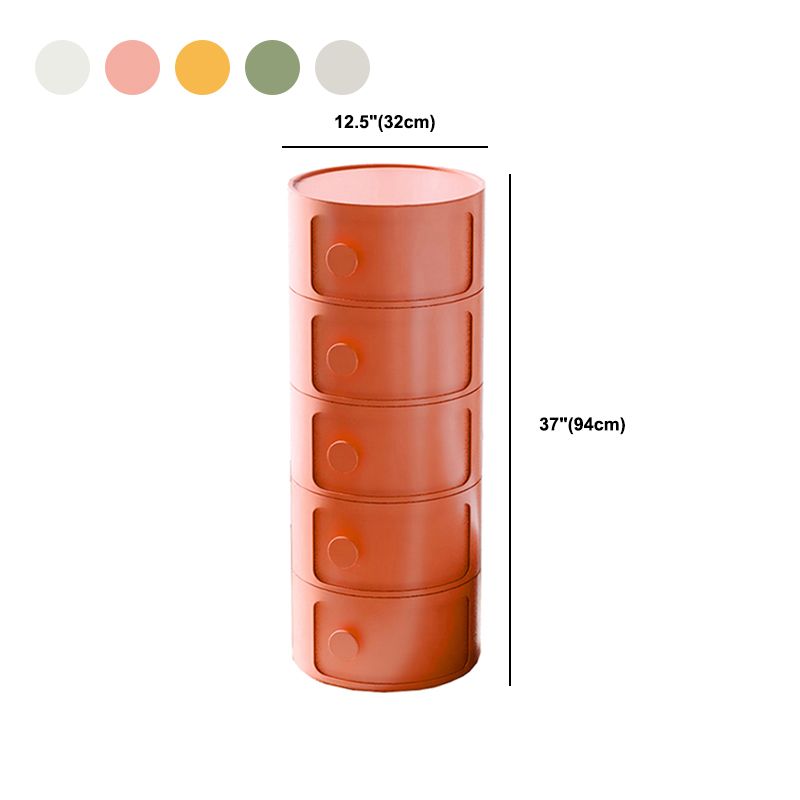 Plastic Bed Cabinet Modern Round Left Side Door Bed Nightstand Clearhalo 'Bedroom Furniture' 'furn' 'furn_night_stand' 'Furniture' 'night_stand' 'Nightstands' 1200x1200_ff484eda-a311-4983-af16-0b9566c2adcd