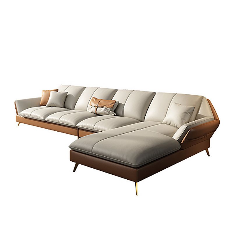 Collapsible Armrest Cushioned Backrest Sofa Bed Sponge Padded Sofa Clearhalo 'furn' 'furn_sectionals' 'Furniture' 'Living Room Furniture' 'Sectionals' 1200x1200_ff4e36a3-66cf-4778-b818-ef41cc2f0c7f