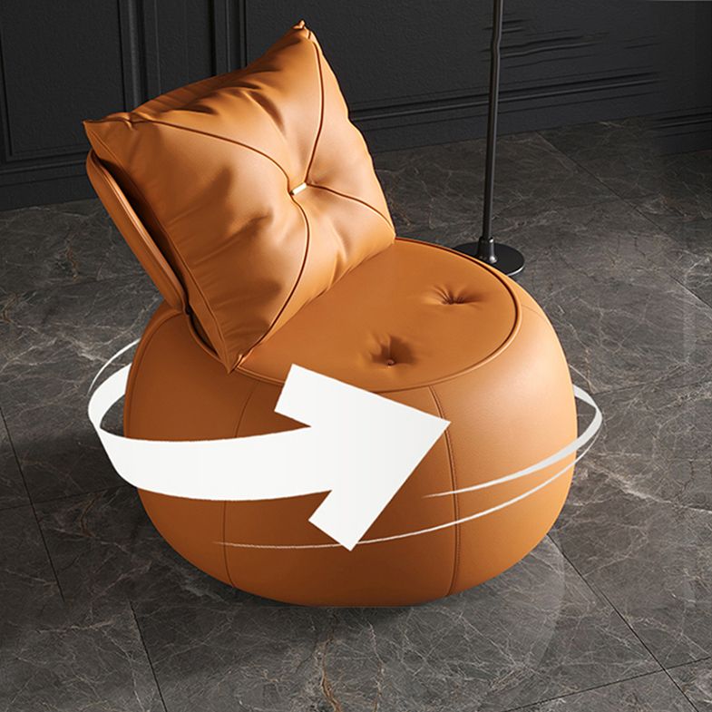 Contemporary Solid Color Lounge Chair Living Room Swivel Side Chair Clearhalo 'Accent Chairs' 'accent_chairs' 'Chairs & Seating' 'furn' 'furn_accent_chairs' 'Furniture' 'Living Room Furniture' 1200x1200_ff4e6493-8577-42ca-830e-ba50c7588f31