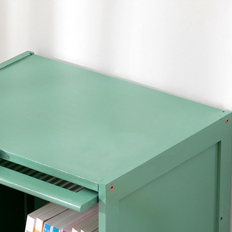 Bamboo Standard Bookcase Scandinavian Closed Back Bookshelf with Cabinets Clearhalo 'Bookcases' 'furn' 'furn_bookcases' 'Furniture' 'Office Furniture' 1200x1200_ff4efdb6-8866-4ed1-ac56-3016e7818131