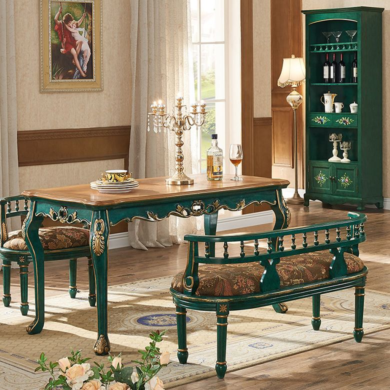 Midcentury Style Dining Site Table Solid Wood 4-foot Dining Room Furniture for Home Clearhalo ' dining_table' 'Dining Tables & Seating' 'Dining Tables' 'furn' 'furn_dining_table' 'Furniture' 'furniture_dining_table' 'Kitchen & Dining Furniture' 'kitchen&dining_furn' 'kitchen' 'kitchen_dining_table' 1200x1200_ff54087d-52c0-45a2-9041-3f6e8f52b0dc