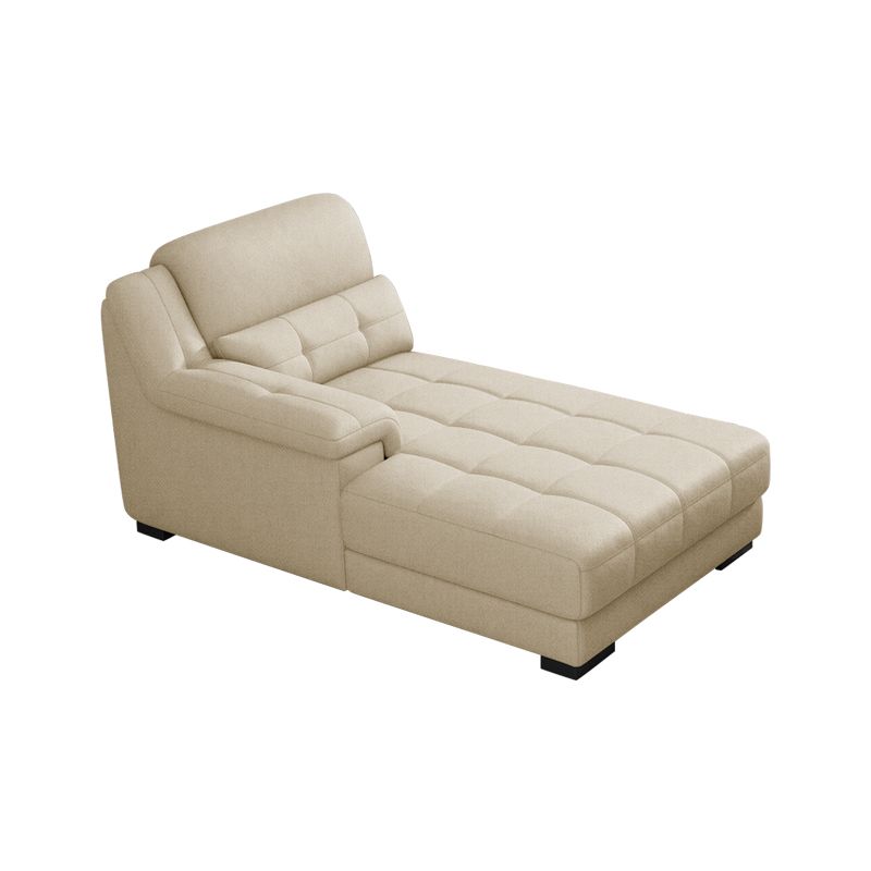 Modern Upholstered Chaise Lounge Couch Linen Blend Chaise Lounge Chair Clearhalo 'Chairs & Seating' 'Chaise Lounge' 'chaise_lounge' 'furn' 'furn_chaise_lounge' 'Furniture' 'Living Room Furniture' 1200x1200_ff552c15-c958-46bf-81e0-145c3f7917a4
