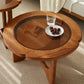 Table basse ou table d'appoint avec plateau en verre, pieds croisés noirs, table de cocktail