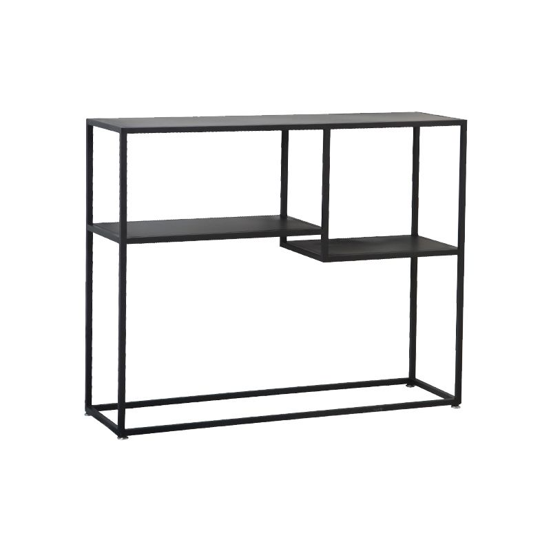 Metal Standard Bookcase Contemporary Style Open Back Bookshelf for Home Office Clearhalo 'Bookcases' 'furn' 'furn_bookcases' 'Furniture' 'Office Furniture' 1200x1200_ff59ce11-6123-4b89-ae58-00f2d8761408