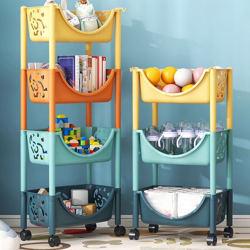 Contemporary Plastic Bookshelf Open Back Vertical Bookcase for Home Clearhalo 'Bookcases' 'furn' 'furn_bookcases' 'Furniture' 'furniture_bookcases' 'Office Furniture' 1200x1200_ff5a5dae-b3ac-4c1f-937b-4f8a8b798c0e