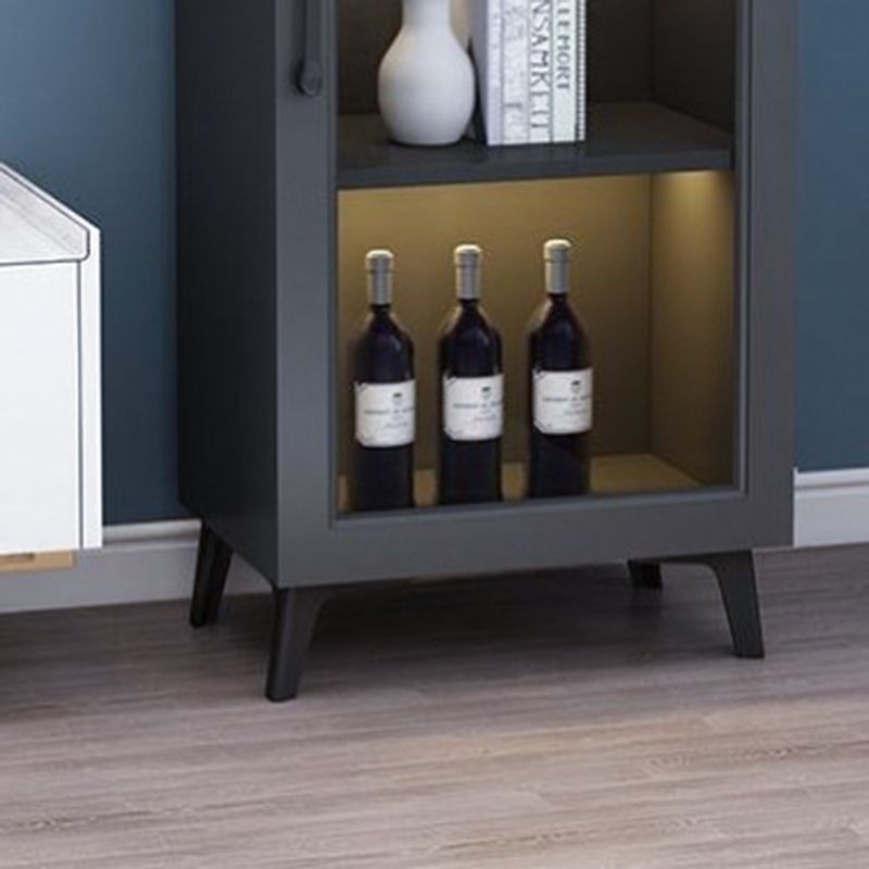 Sideboard in legno ingegnerizzato per porte in vetro contemporanea per sala da pranzo