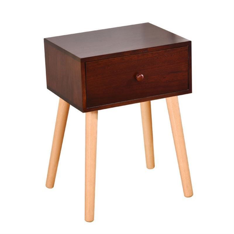 Modern 18 Inch H Nightstand Solid Wood 1-Drawer Night Table with Legs Clearhalo 'Bedroom Furniture' 'furn' 'furn_night_stand' 'Furniture' 'night_stand' 'Nightstands' 1200x1200_ff5c1c82-6736-4947-a83a-eb9b561ba404