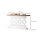 Rectangle French Country Console Table White Wood Sofa Table