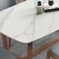Sintered Stone Top Rectangle Table for Restaurant Modern Table with Ash Trestle Base Clearhalo ' dining_table' 'Dining Tables & Seating' 'Dining Tables' 'furn' 'furn_dining_table' 'Furniture' 'furniture_dining_table' 'Kitchen & Dining Furniture' 'kitchen&dining_furn' 'kitchen' 'kitchen_dining_table' 1200x1200_ff5e4ca1-e6fa-415b-aef2-f4bb9045ac39