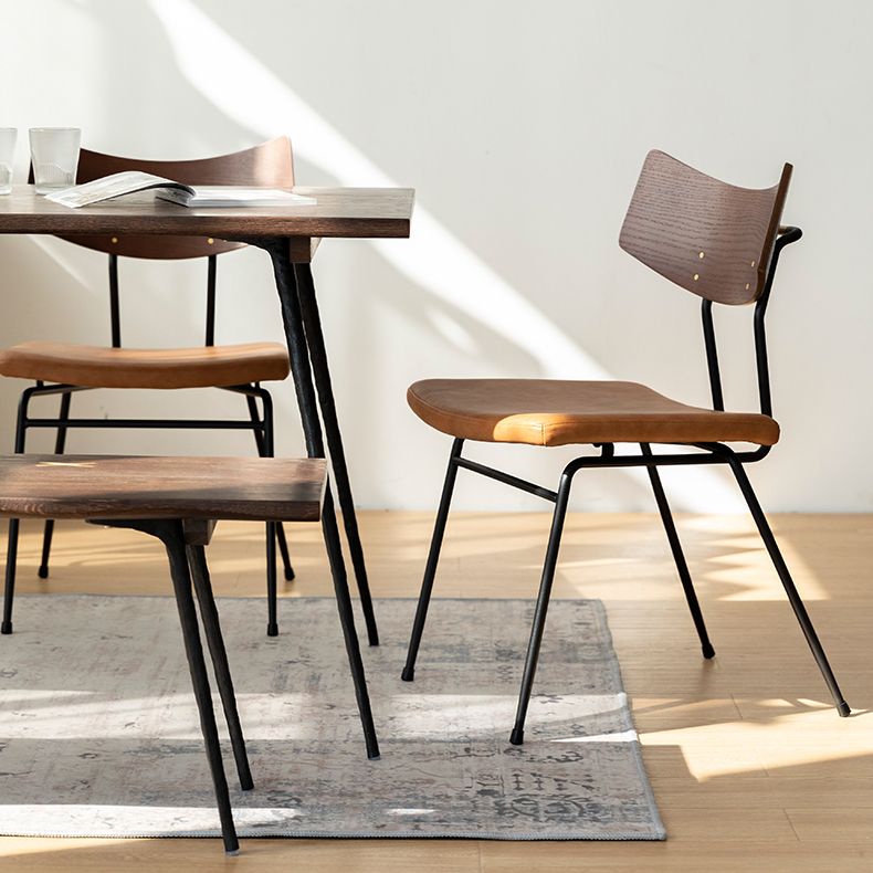 1/5/6 Pcs Wood Industrial Dining Set with Rectangle Table Dinette Set with Chair and Bench Clearhalo 'Dining Room Sets' 'Dining Tables & Seating' 'dining_room_set' 'furn' 'furn_dining_room_set' 'Furniture' 'furniture_dining_room_set' 'Kitchen & Dining Furniture' 'kitchen&dining_furn' 'kitchen' 1200x1200_ff612b34-0a91-4e25-b328-5a5107e3ee9d