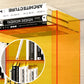 Closed Back Acrylic Standard Bookshelf Vertical Glam Bookshelf for Living Room Clearhalo 'Bookcases' 'furn' 'furn_bookcases' 'Furniture' 'furniture_bookcases' 'kitchen' 'kitchen_bookcases' 'Living Room Furniture' 'Office Furniture' 1200x1200_ff625b83-674e-4e07-9c25-a5a2b5ef01b7