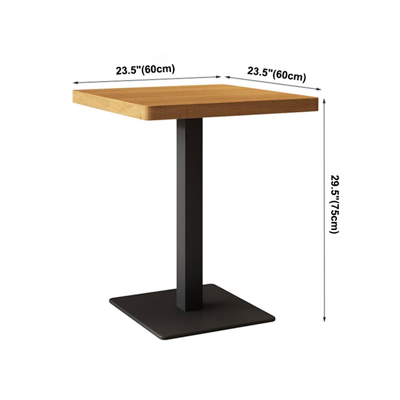 Industrial Brown Dinner Table Wood Table with Black Frame for Dining Room Clearhalo ' dining_table' 'Dining Tables & Seating' 'Dining Tables' 'furn' 'furn_dining_table' 'Furniture' 'furniture_dining_table' 'Kitchen & Dining Furniture' 'kitchen&dining_furn' 'kitchen' 'kitchen_dining_table' 1200x1200_ff650bed-0db1-4e2a-b72c-e54a3e44a9e3