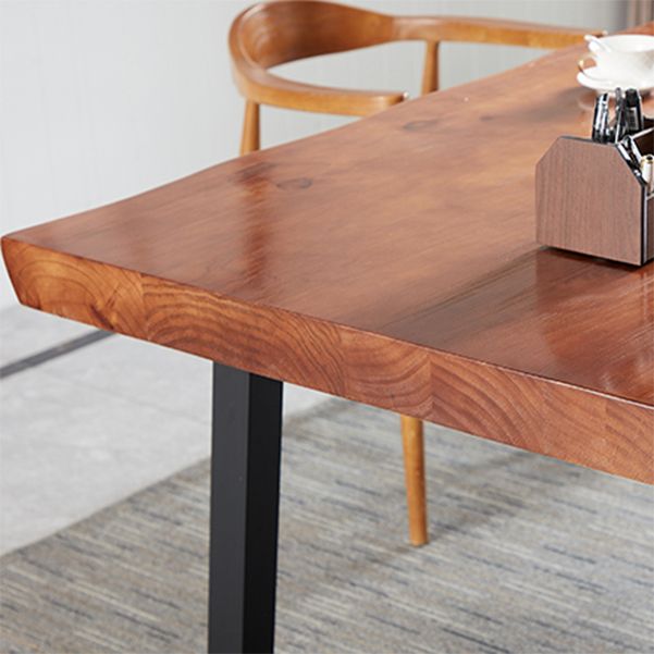 Solid Wood Meeting Table Home Office Simplicity Writing Desk Clearhalo 'furn' 'furn_office_desk' 'Furniture' 'Office Desks' 'Office Furniture' 'office_desk' 1200x1200_ff6511b0-6d3b-4958-a929-c2c2e6d83fbd