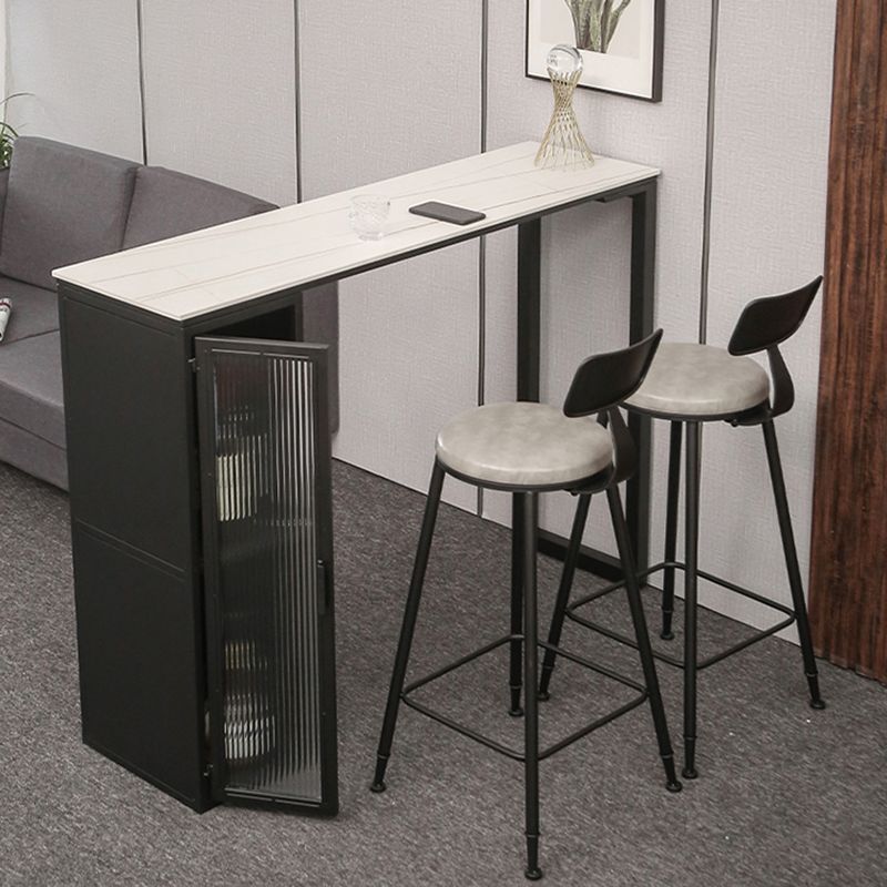 Luxus -Rechteck -Bar Tisch Set 1