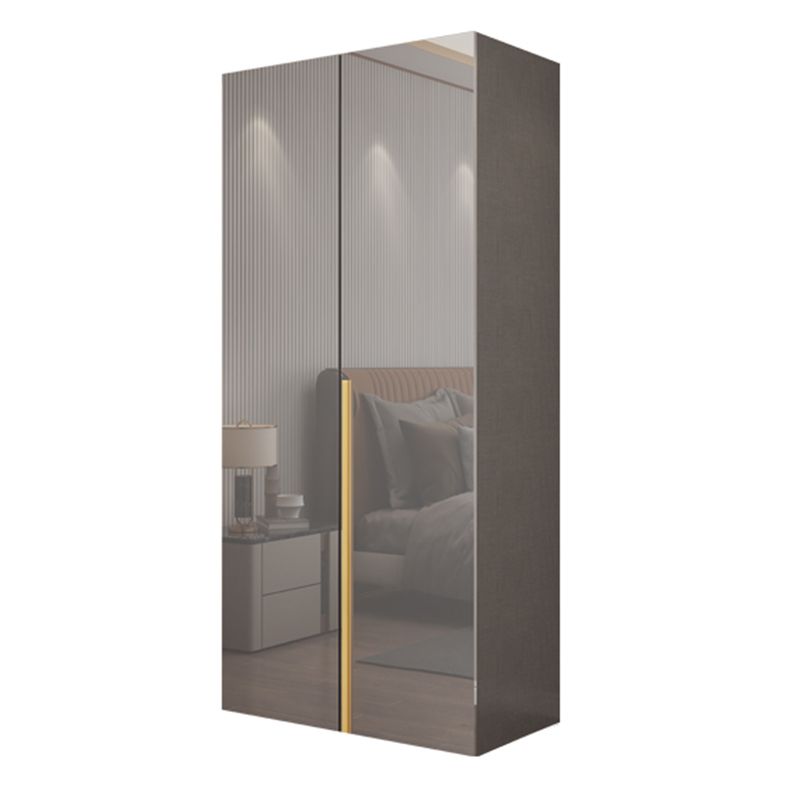 Engineered Wood Wardrobe Closet with Shelves Modern Wardrobe Cabinet for Home Clearhalo 'Armoires & Wardrobes' 'armoires_wardrobes' 'Bedroom Furniture' 'furn' 'furn_armoires_wardrobes' 'Furniture' 1200x1200_ff68fdb4-1141-40d9-b7f3-369dc488a539