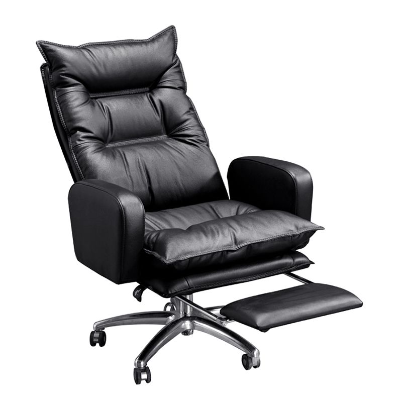 Fauteuil contemporain à mécanisme d'inclinaison, fauteuil pivotant à dossier haut