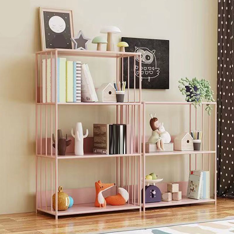 Scandinavian Metal Bookcase Standard Open Back Bookshelf with Shelves Clearhalo 'Bookcases' 'furn' 'furn_bookcases' 'Furniture' 'Office Furniture' 1200x1200_ff6b31bb-dda9-4617-b86a-5ebf43aa98a7