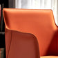 Dining Room Contemporary Dining Chair Leather Solid Back Chair with Arm Clearhalo ' kitchen&dining_furn' 'Dining Chairs' 'Dining Tables & Seating' 'dining_chair' 'furn' 'furn_dining_chair' 'Furniture' 'furniture_dining_chair' 'Kitchen & Dining Furniture' 'kitchen' 1200x1200_ff6e2210-e84a-476d-bbd9-a16775562c56