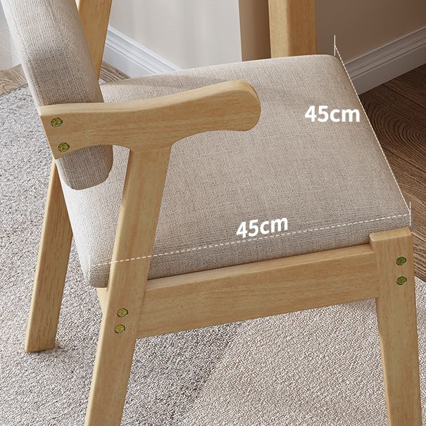 Contemporary Wood Indoor Open Back Dining Side Chair 20'' Wide Dining Chair Clearhalo ' kitchen&dining_furn' 'Dining Chairs' 'Dining Tables & Seating' 'dining_chair' 'furn' 'furn_dining_chair' 'Furniture' 'furniture_dining_chair' 'Kitchen & Dining Furniture' 'kitchen' 1200x1200_ff70226a-d641-4980-9bd7-1495f41be8dd