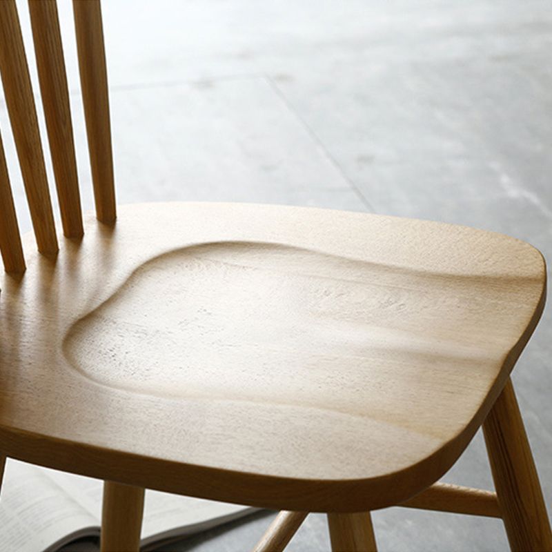 Silla lateral de estilo contemporáneo Silla de comedor de madera para comedor para comedor