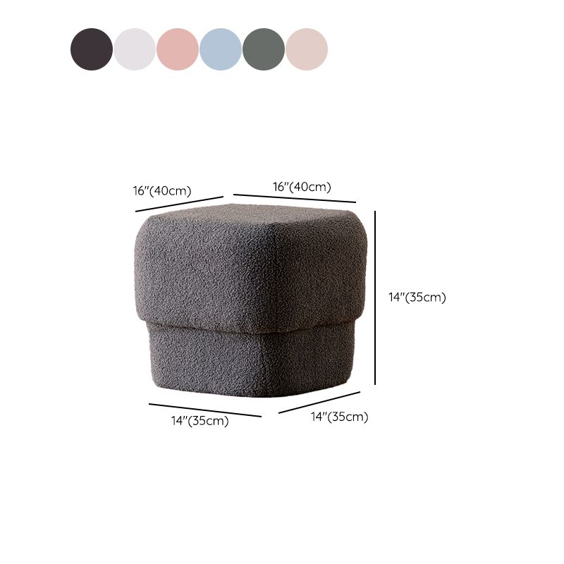 Flanell Standard Stuhl Moderner Stil einfacher Haushaltsquadratmetermantel