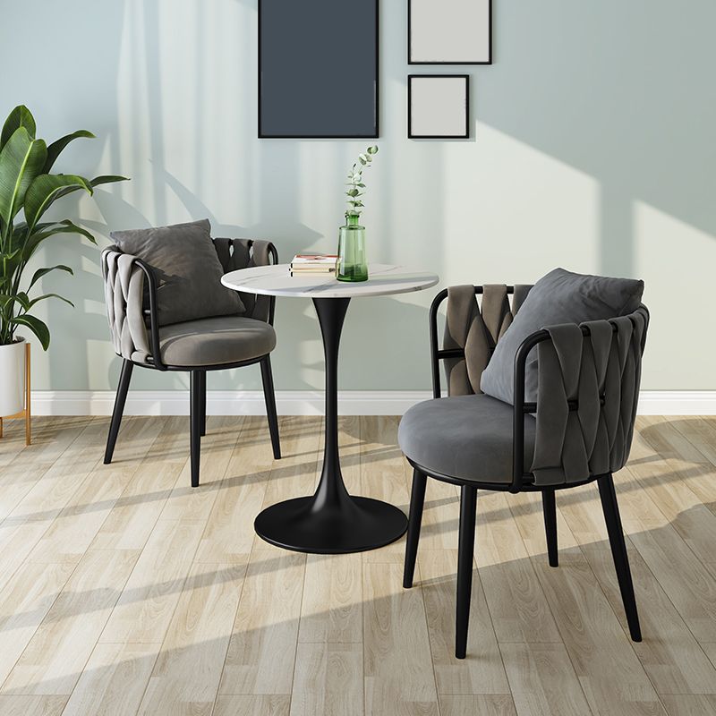 Cushion Back Lounge Chair Basic Four Leg Vanity Chair for Living Room Clearhalo 'Accent Chairs' 'accent_chairs' 'Chairs & Seating' 'furn' 'furn_accent_chairs' 'Furniture' 'Living Room Furniture' 1200x1200_ff7720f1-eef3-4384-acb5-5629eb7eaaf3