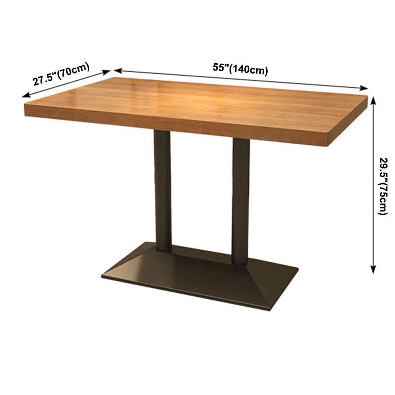Industrial Style Dining Site Table Pine Solid Wood Dining Room Home Furniture Clearhalo ' dining_table' 'Dining Tables & Seating' 'Dining Tables' 'furn' 'furn_dining_table' 'Furniture' 'furniture_dining_table' 'Kitchen & Dining Furniture' 'kitchen&dining_furn' 'kitchen' 'kitchen_dining_table' 1200x1200_ff778fc9-cea6-450d-a7bb-ce3f4c79154b