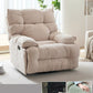 Swivel Rocker Standard Recliner Solid Color Manual-Handle Recliner Chair Clearhalo 'Chairs & Seating' 'furn' 'furn_recliners' 'Furniture' 'Living Room Furniture' 'Recliners' 1200x1200_ff77bfda-a15e-4eb8-932e-477f2aaac2d3