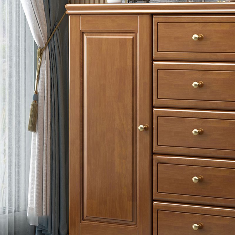 Contemporary Rectangle 1 - Door Standard with Drawer Bar Pulls Chest