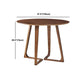 Simple Walnut Ash Dining Table Double Solid Wood Pedestal Home Table Clearhalo 'Dining Tables & Seating' 'Dining Tables' 'dining_table' 'furn' 'furn_dining_table' 'Furniture' 'furniture_dining_table' 'Kitchen & Dining Furniture' 'kitchen' 'kitchen_dining_table' 1200x1200_ff81d6d6-6bb2-4696-8bb4-49e1748d8421