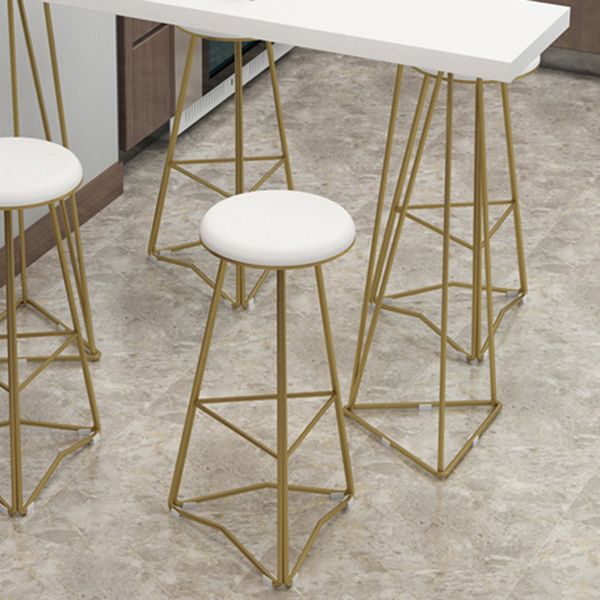 Traditionele luxe bartafelset 1/3/5-delige toonbankset met metalen voet