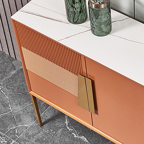 Cómoda combinada Glam contemporánea, cómoda de almacenamiento de piedra para dormitorio