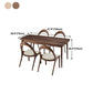 Rectangular Solid Wood Dining Table Modern Natural or Brown Furniture with 4 Legs for Home Clearhalo 'Dining Tables & Seating' 'Dining Tables' 'dining_table' 'furn' 'furn_dining_table' 'Furniture' 'Kitchen & Dining Furniture' 1200x1200_ff83eb37-2580-43e2-8e72-bf754f297600