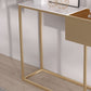 12 inch Wide Modern Accent Table Rectangle Shape Console Table for Hall