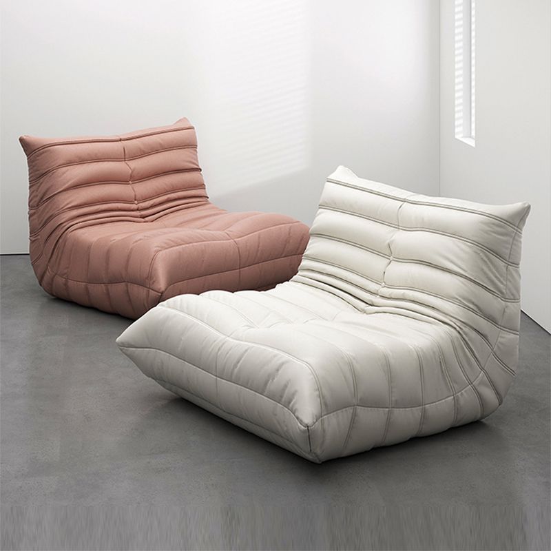 Bonded Leather Armless Chair 34.6"L x 39.3"W x 28.3" H Chair for Living Room Clearhalo 'Accent Chairs' 'accent_chairs' 'Chairs & Seating' 'furn' 'furn_accent_chairs' 'Furniture' 'furniture_accent_chairs' 'Living Room Furniture' 1200x1200_ff86917d-0e2e-4620-b015-312fc50a8e00