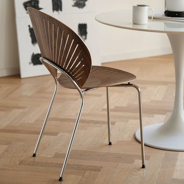 Modern Armless Dining Chairs Solid Wood Windsor Back Dining Side Chair Clearhalo 'Dining Chairs' 'Dining Tables & Seating' 'dining_chair' 'furn' 'furn_dining_chair' 'Furniture' 'Kitchen & Dining Furniture' 1200x1200_ff871333-3bd5-4c02-856f-a99c8d4db730