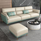 Sofa sectionnel en cuir authentique 36,22 "High Green Sofa pour le salon