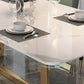 Home Scandinavian Style Sintered Stone Dining Bench Set Rectangular Dining Table with Trestle Base Clearhalo 'Dining Room Sets' 'Dining Tables & Seating' 'dining_room_set' 'furn' 'furn_dining_room_set' 'Furniture' 'furniture_dining_room_set' 'Kitchen & Dining Furniture' 'kitchen&dining_furn' 'kitchen' 1200x1200_ff89ff61-ccd4-4174-b802-02ac6f983198