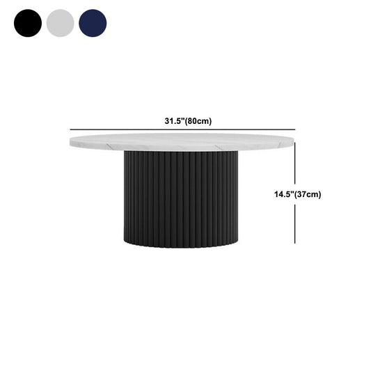 Glam Pedestal Coffee Table Wood Round Cocktail Table for Living Room Clearhalo 'Coffee & Accent Tables' 'Coffee Tables' 'coffee_tables' 'furn' 'furn_coffee_tables' 'Furniture' 'Living Room Furniture' 1200x1200_ff8f33db-99be-475c-9d8a-3e06f1d0f3eb