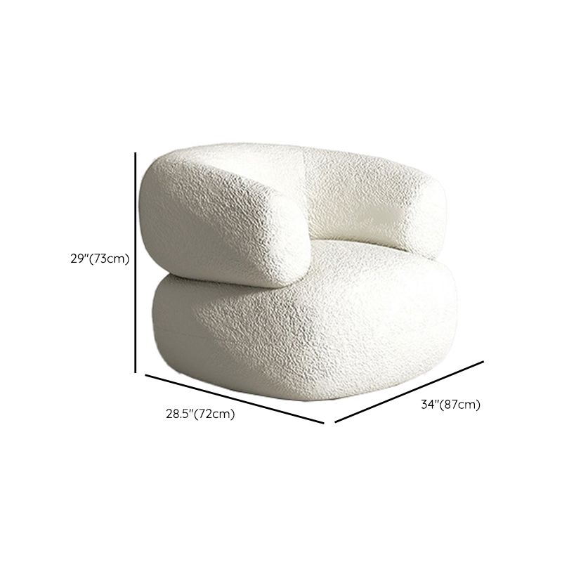 Sofá de tela moderno de 1/2/3/3/4-plaza de tela moderno en blanco en blanco